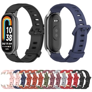 Mijobs สายนาฬิกาข้อมือซิลิโคน ระบายอากาศ สําหรับ Xiaomi Mi Band 8