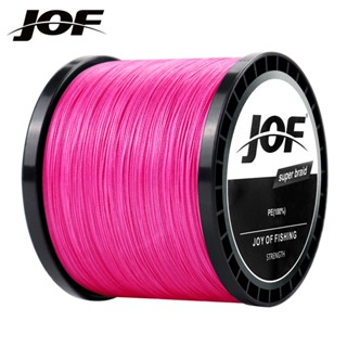 Jof สายเอ็นตกปลา PE แบบถัก 4 เส้น 1000 เมตร 10-88LB หลายเส้นใย