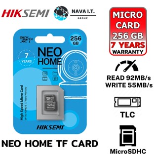 COINSคืน15%⚡FB9JMZV6⚡ HIKSEMI NEO HOME TF CARD 256 GB FOR SMART DEVICES รับประกันศูนย์ 7ปี