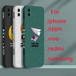 เคส redmi 9a เคส redmi 9t เคสโทรศัพท์ซิลิโคน พิมพ์ลายนักบินอวกาศ สําหรับ redmi 9a redmi 9t