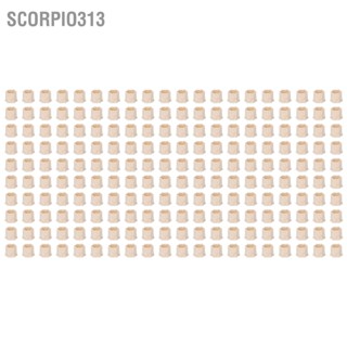 Scorpio313 ถ้วยหมึกสัก 200 ชิ้นทิ้งหนาฐานมั่นคงยืน Microblading รงควัตถุถ้วย