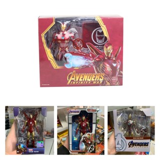  โมเดลฟิกเกอร์ Avengers SHF MK50 Iron Man MK85 MK46Marvel Articulado ของเล่นสําหรับเด็ก