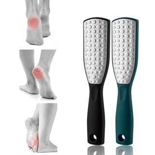 แคลลัส Remover Hard Skin Heel Scrubber คู่มือของขวัญเครื่องมือตะไบเท้าสองด้าน