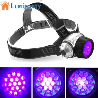 Lumiparty ไฟฉายสวมศีรษะ Led 19 ดวง อเนกประสงค์ อุปกรณ์เสริม สําหรับปิกนิก กลางแจ้ง