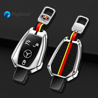 Flightcar เคสกุญแจรีโมตรถยนต์ โลหะผสมสังกะสี สําหรับ Mercedes Benz A C E S G Class GLA CLA GLK GLC W204 W463 W176 W251 W205