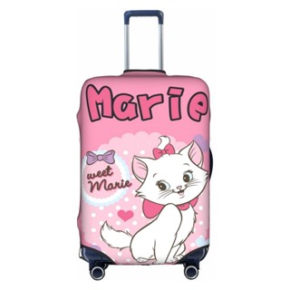 【พร้อมส่ง】ผ้าคลุมกระเป๋าเดินทาง กันน้ํา กันฝุ่น ลาย Disneys Marie Cat สําหรับกระเป๋าเดินทาง 18 นิ้ว - 32 นิ้ว