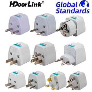 Hdoorlink อะแดปเตอร์ปลั๊กซ็อกเก็ตชาร์จไฟฟ้า AU ออสเตรเลีย EU US UK AU GER แอฟริกาใต้ สําหรับเดินทาง