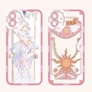 เคสโทรศัพท์มือถือ แบบนิ่ม ลายการ์ตูนอนิเมะซากุระน่ารัก สีโปร่งใส สําหรับ case infinix Zero 5G X Note 12 G96 Hot 30 VIP 30i 20 20s 20i 12i 12 11S NFC 8 9 10 10S Pro 11 Play Smart 7 6 HD 5 Tecno Spark 6 go 2023