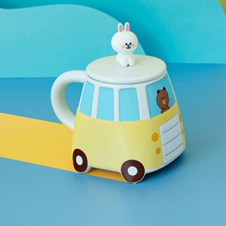 [Line Friends] แก้วมัครถยนต์ ขนาด 400 มล.