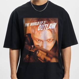 เสื้อยืด พิมพ์ลาย Mingi The World Ep.2 Outlaw สไตล์วินเทจ