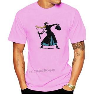 เสื้อยืด ลาย Banksy Mary Poppins แนวตลก สําหรับผู้ชาย ไซซ์ 4XL 5XL 6XL