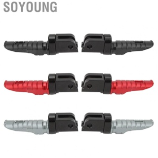 Soyoung Front Footrest  CNC Machined Motorcycle Footpeg Cool Design Anodized  for Motorbike