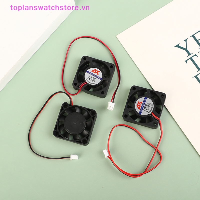 1 พัดลม CPU ไม่มีเสียงสะดวก 4010 5V 12V 24V 4 ซม.
