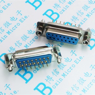 Harpoon DP15 DB15 พอร์ตอนุกรม 15-Pin หัวตัวผู้ สองแถว พร้อมสกรูยึด