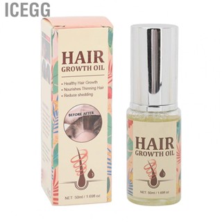 Icegg Hair Thickening Oil   50ml Hair Regrowth  Oil Prevent Split Ends  for Daily for Men Women