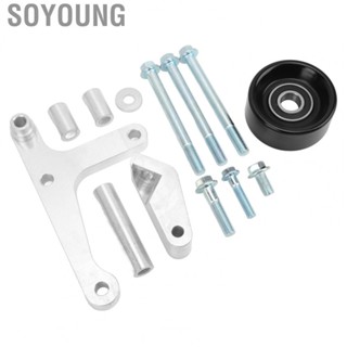 Soyoung Alternator Bracket with Pulley High Strength Alternator Mount Kit  Deform Replacement for Camaro LS1 F Body for Truck