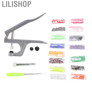 Lilishop Plastic Snap Set Sewing Snaps Fasteners Kit Sturdy Durable for Handicrafts