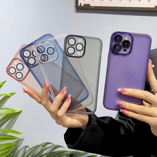 สําหรับ iPhone XR X XS Max 7 8 6 6S Plus เคสเลนส์ ฟิล์มกล้อง ชุบ กรอบใส นิ่ม ป้องกันการตก เคส Fundas