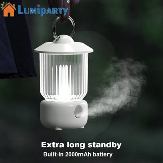 Lumiparty โคมไฟน้ํามันก๊าด ขนาดเล็ก แบบพกพา อเนกประสงค์ พร้อมที่จับ สไตล์เรโทร