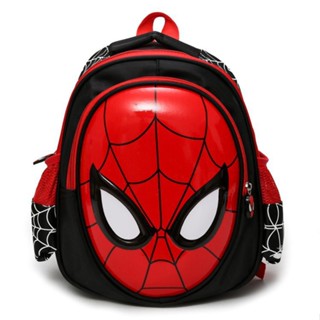 กระเป๋าเป้สะพายหลัง ลายการ์ตูน Spider Man สําหรับเด็กอนุบาล