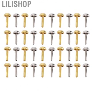 Lilishop Paper Fasteners  Mini Brads Electroplating  for DIY Craft