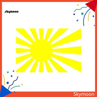 Skym* สติกเกอร์สะท้อนแสง ลายธงชาติญี่ปุ่น สําหรับตกแต่งหน้าต่างรถยนต์