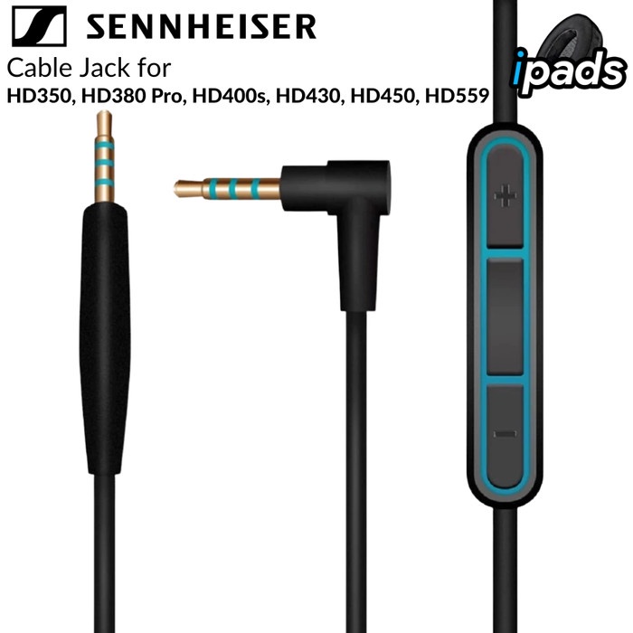 Sennheiser HD350 HD380 Pro HD400s HD430 HD450 HD559 แจ็คสายเคเบิล Aux