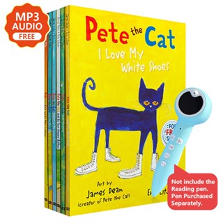 หนังสือภาพภาษาอังกฤษ Pete The Cat ของเล่นเสริมการเรียนรู้ สําหรับเด็ก 6 เล่ม ต่อชุด