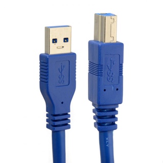 Xiwai ใหม่ สายเคเบิล USB 3.0 มาตรฐาน A Type ตัวผู้ เป็น B Type ตัวผู้ ยาว 1 เมตร สําหรับฮาร์ดดิสก์ภายนอก