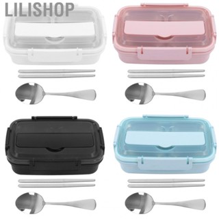 Lilishop Portable Lunch Box Maintain  Flavor  Grade Easy Cleaning Lunch Box Matching  for Picnic for Students