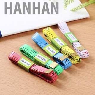 Hanhan Soft Tape Measure Long Accurate Brilliant Color Cloth Tape Measure for Sewing Tailoring