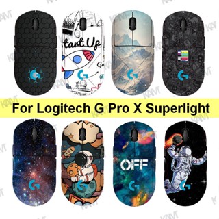 Kam สำหรับ Logitech G Pro X Super light mouse anti-sweat สติกเกอร์ยืดหยุ่นลื่นผิวเมาส์การ์ตูนที่ละเอียดอ่อนด้านข้างที่จับตกแต่งทำด้วยมือ DIY สติกเกอร์สติกเกอร์ผิวด้านดูดซับเหงื่อฟิล์มป้องกันฟิล์มป้องกันรอยขีดข่วน