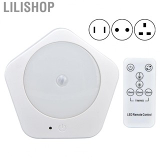 Lilishop Plug In Night Light Induction Lamp With  Control Timer Kitchen Bedroom