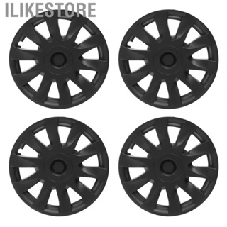 Ilikestore 18 Inch Wheel Hub Cap  Wheel Rim Protector Perfect Fit 4 Pcs Matte Black Wear Proof  for Car