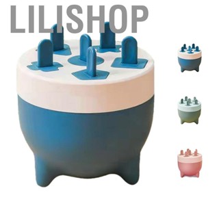 Lilishop Popsicles Mold 6 Cavities Detachable Design Safe Healthy Material Durable PP Mini Popsicle Mold