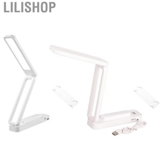 Lilishop Table Lamp  White Foldable Portable 3 Color Temperature Desk Lamp Touch Dimming Function  for Home