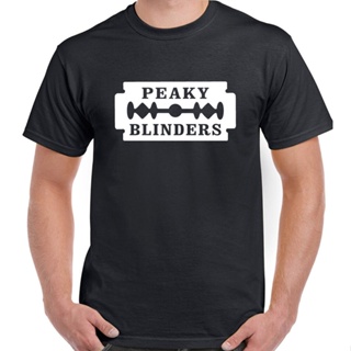 ขายดี เสื้อยืด พิมพ์ลาย Peaky Blinders Razor Blade คุณภาพสูง สําหรับผู้ชาย 235861