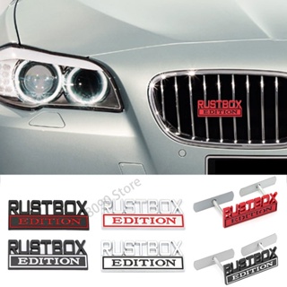 สติกเกอร์ตราสัญลักษณ์ โลโก้ Rustbox Edition สําหรับติดตกแต่งรถยนต์ Jeep Ford Nissan Lexus Peugeot Mazda