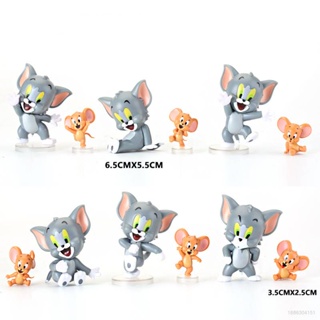 Gp1 โมเดลฟิกเกอร์ Tom and Jerry PG1 12 ชิ้น สําหรับเด็ก ตกแต่งบ้าน