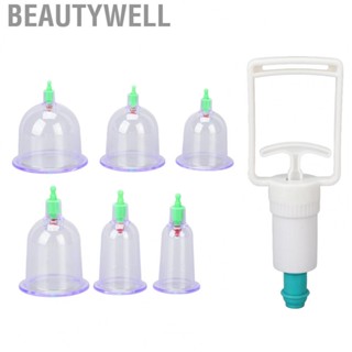 Beautywell Vacuum Suction Cup Chinese Cupping  Cup Set Good Airtightness Muscles Relaxation Strong Suction Promote Blood Circulation