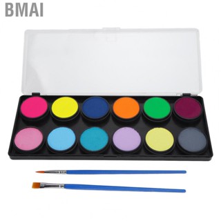 Bmai Face Painting Set  12 Colors Face and Body Painting Palette  for All Skin Types for Face and Body Painting for DIY Painting