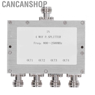 Cancanshop Signal Power Splitter Module  Good Contact RF Power Splitter Conductive Oxide Non Dead Spot 800~2500MHz  for Energy Dividing