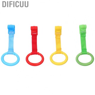 Dificuu 4pcs Baby Pull Up Rings Plastic Ergonomic Safe Practical Walking Assistant US