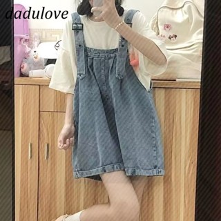 DaDulove💕 New Korean Version of INS Cute Thin Bib Shorts WOMENS High Waist Loose Wide Leg Pants Casual Pants