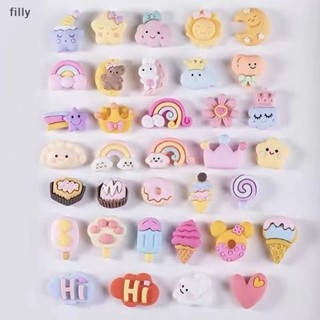 Filly สติกเกอร์ ลายการ์ตูนแก้วน้ํา 3D น่ารัก แฮนด์เมด อุปกรณ์เสริม สําหรับโทรศัพท์มือถือ OP