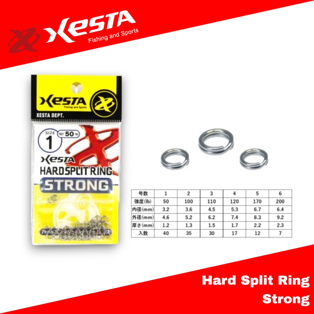 Xesta แหวนแยกแข็งแข็งแรง