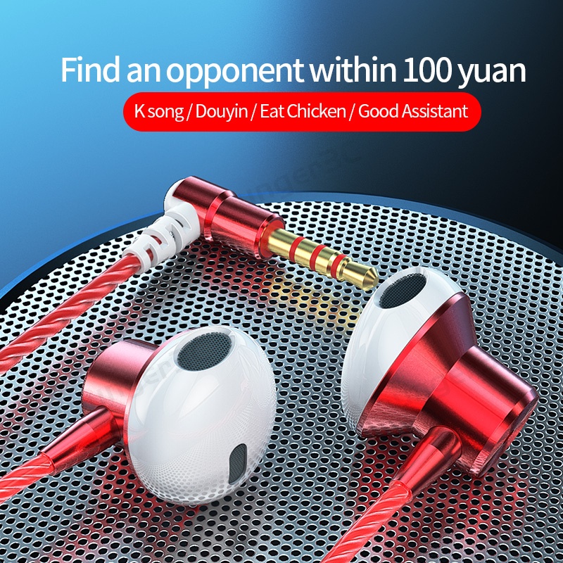 หูฟังอินเอียร์ แบบมีสาย โลหะ 9D HiFi 3.5 มม. Type-C พร้อมไมโครโฟน