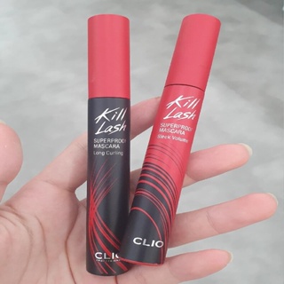 Clio อายไลน์เนอร์ หลอดสีแดง สีดํา กันน้ํา ทนทาน 7 กรัม