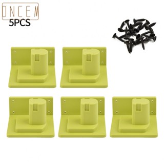 【ONCEMOREAGAIN】5Pcs Tool Holder Mount For-Ryobi One+ Wall Mount Bracket,With Screw Accessories