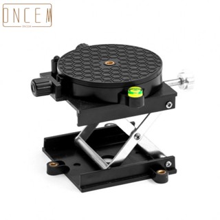 【ONCEMOREAGAIN】Router Lift Table 1PC 90*90*50mm ABS + Stainless Steel Black High Qulity